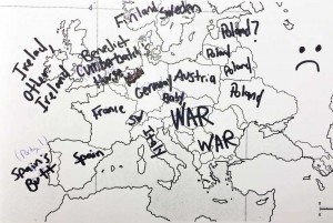 Europe Map War