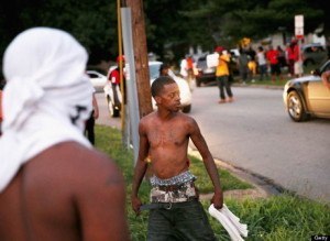 Ferguson Protestors Watch