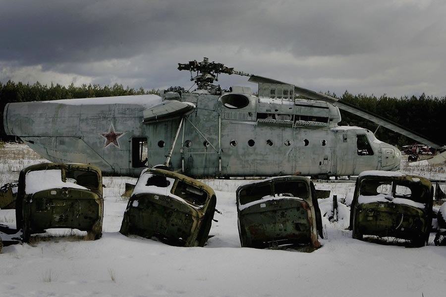 Abandoned Trucks In Chernobyl Today