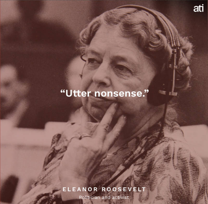 Eleanor Roosevelt's Last Words