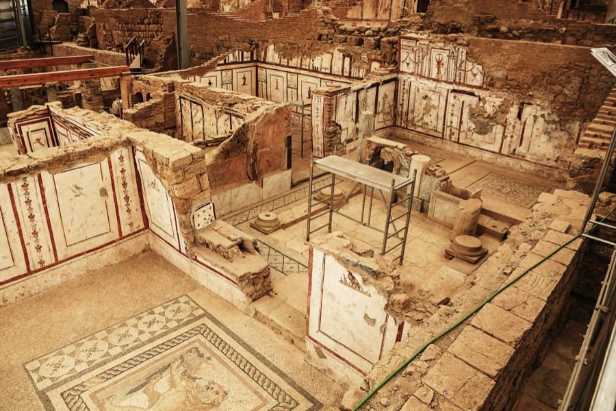 Roman Ruins Ephesus Houses