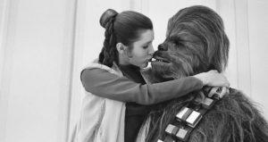 Kissing Chewie