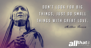 Small Things With Great Love