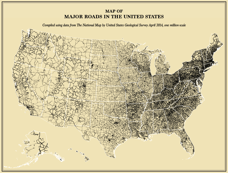 U.S. Census Maps Roads