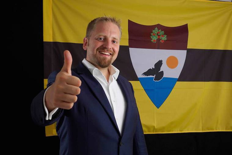 Liberland Country President Flag