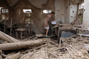Ukraine Conflict Shelling School