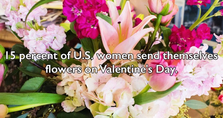 Valentine's Day Facts Women Flowers Og