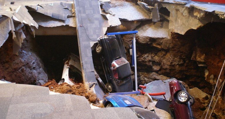 Corvette Museum Sinkhole Photo OG