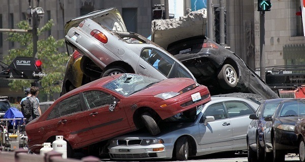 Car Crash Pile