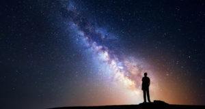 Person Staring At Sky