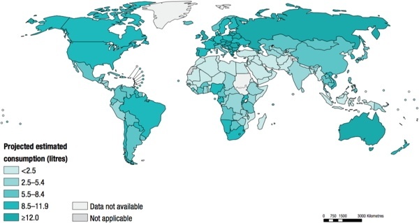 Alcohol Consumption Map