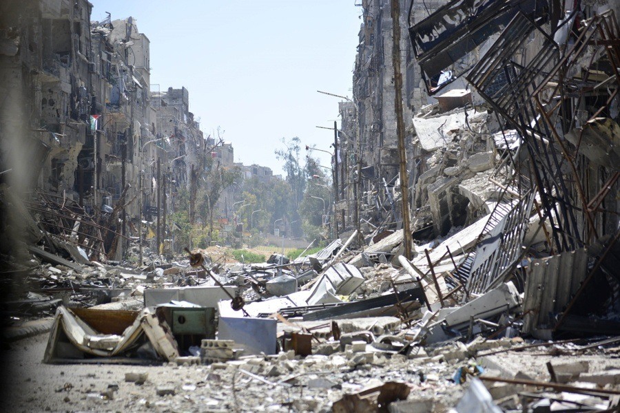 War Against Isis Destroyed Town