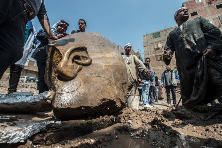 Egypt Statue Ear