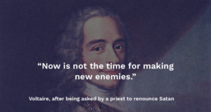 Voltaires Death Bed Words