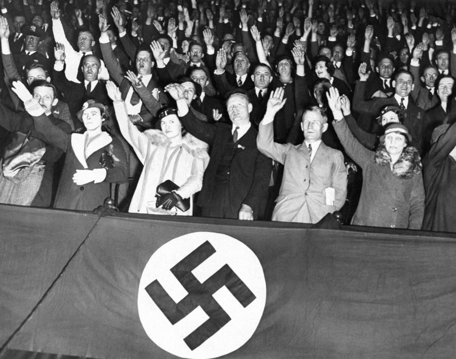 Salute Swastika Banner
