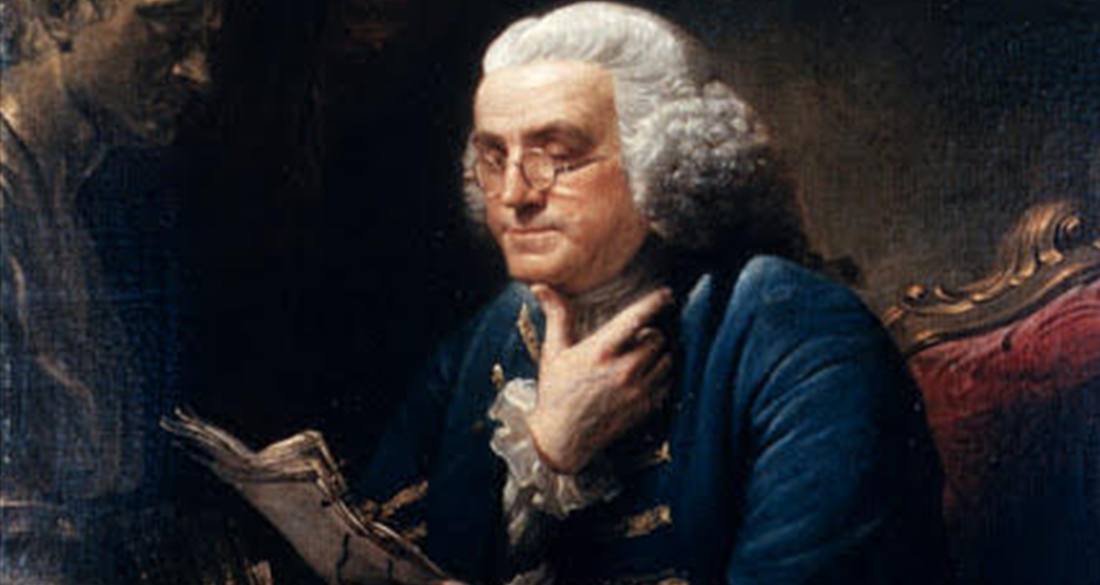 Benjamin Franklin Reading