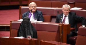 Burqa Austalia Parliament