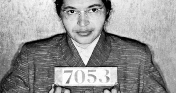 Rosa Parks Mugshot Portrait