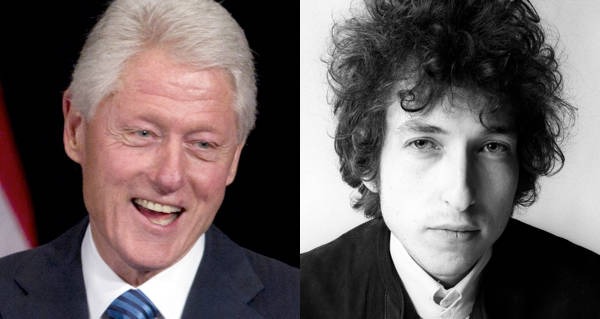 Bill Clinton Bob Dylan