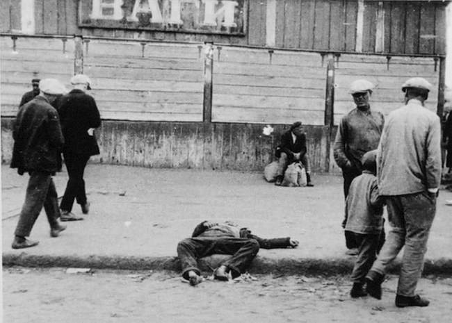 Man Starving During Holodomor
