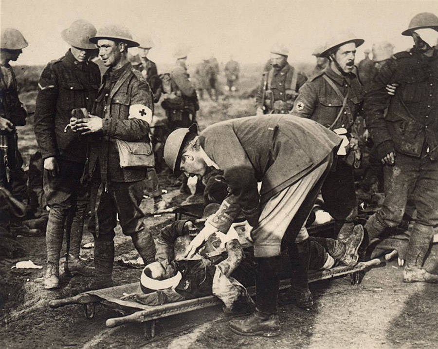 Wounded German