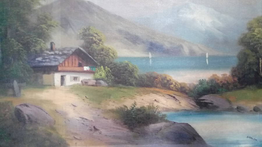 Hitler Painting Haus Am See