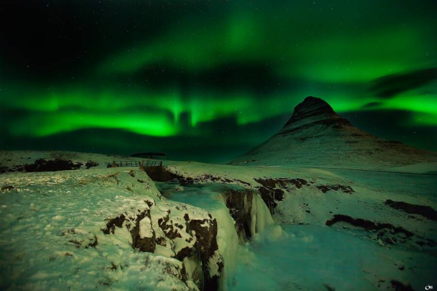 Aurora Borealis In Iceland