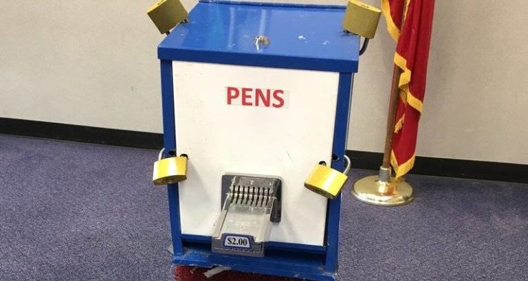 Crack Pipe Vending Machine