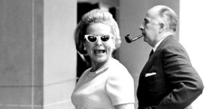 Martha Mitchell Wearing Sunglasses