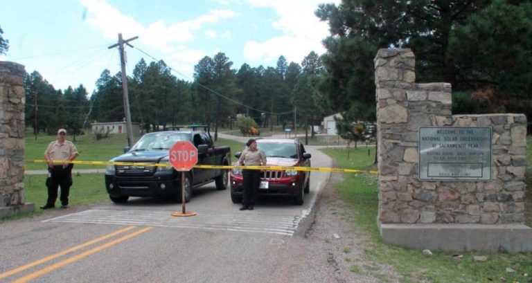 Sunspot Observatory Crime Tape