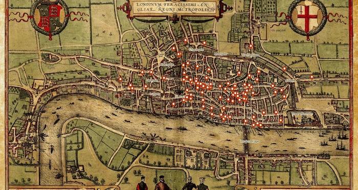 London Medieval Murder Map