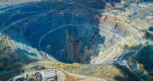 Crater Winding Into Earth