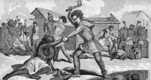 Native American Genocide Illustration