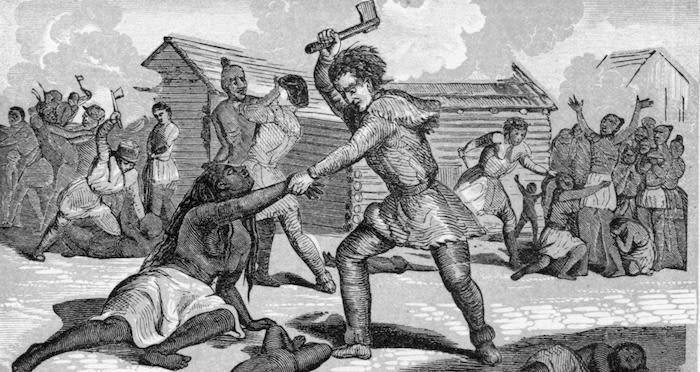 Native American Genocide Illustration