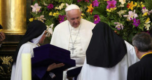 Pope Francis With Nuns