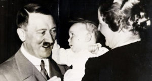 Edda Goring With Hitler As Baby Featured