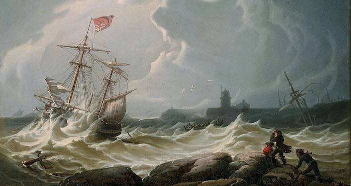 Merchant Royal Robert Salmon Painting