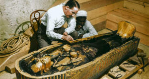 King Tut Sarcophagus Howard Carter Color
