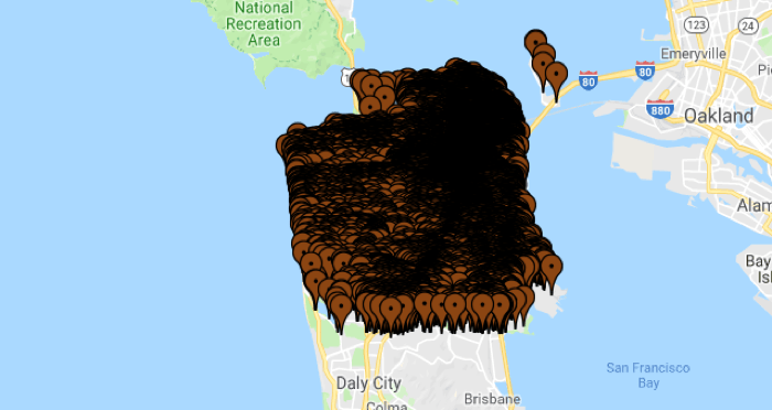 San Francisco Poop Map