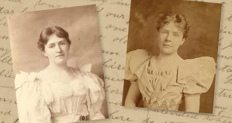 Rose And Evangeline With Letters