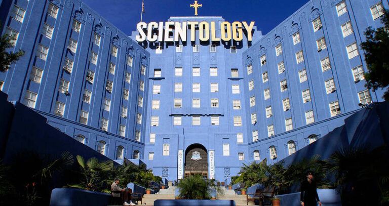 Scientology Blue Building Full