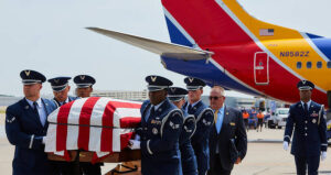 Vietnam Vet In Southwest Casket