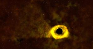 Black Hole Destroying Star