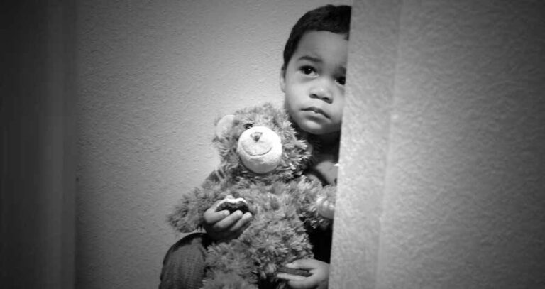 Child Abuse Illustration