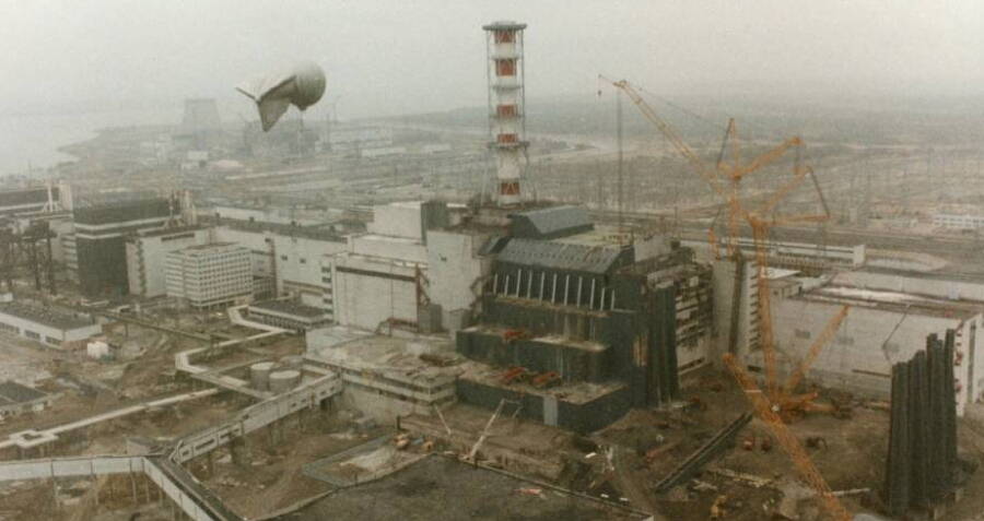 Chernobyl Disaster From Above
