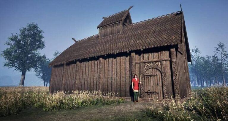 Reconstructed Viking Temple