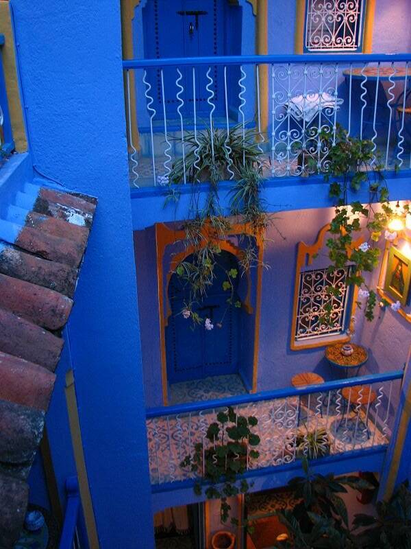 Blue Balcony In Chefchaouen