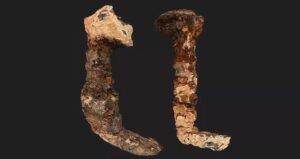 Two Ancient Iron Nails
