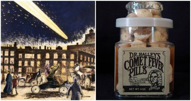 Halleys Comet 1910