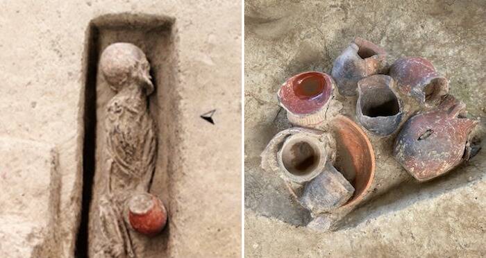 Chinese Skeleton And Vessels